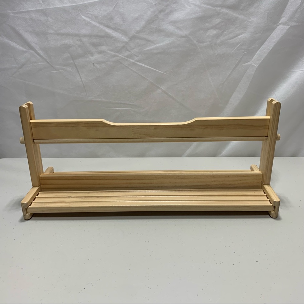 IKEA Mala Wooden Desktop Paper Roll Holder Dispenser